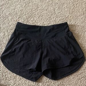 Lululemon Athletica Black Speedup Shorts